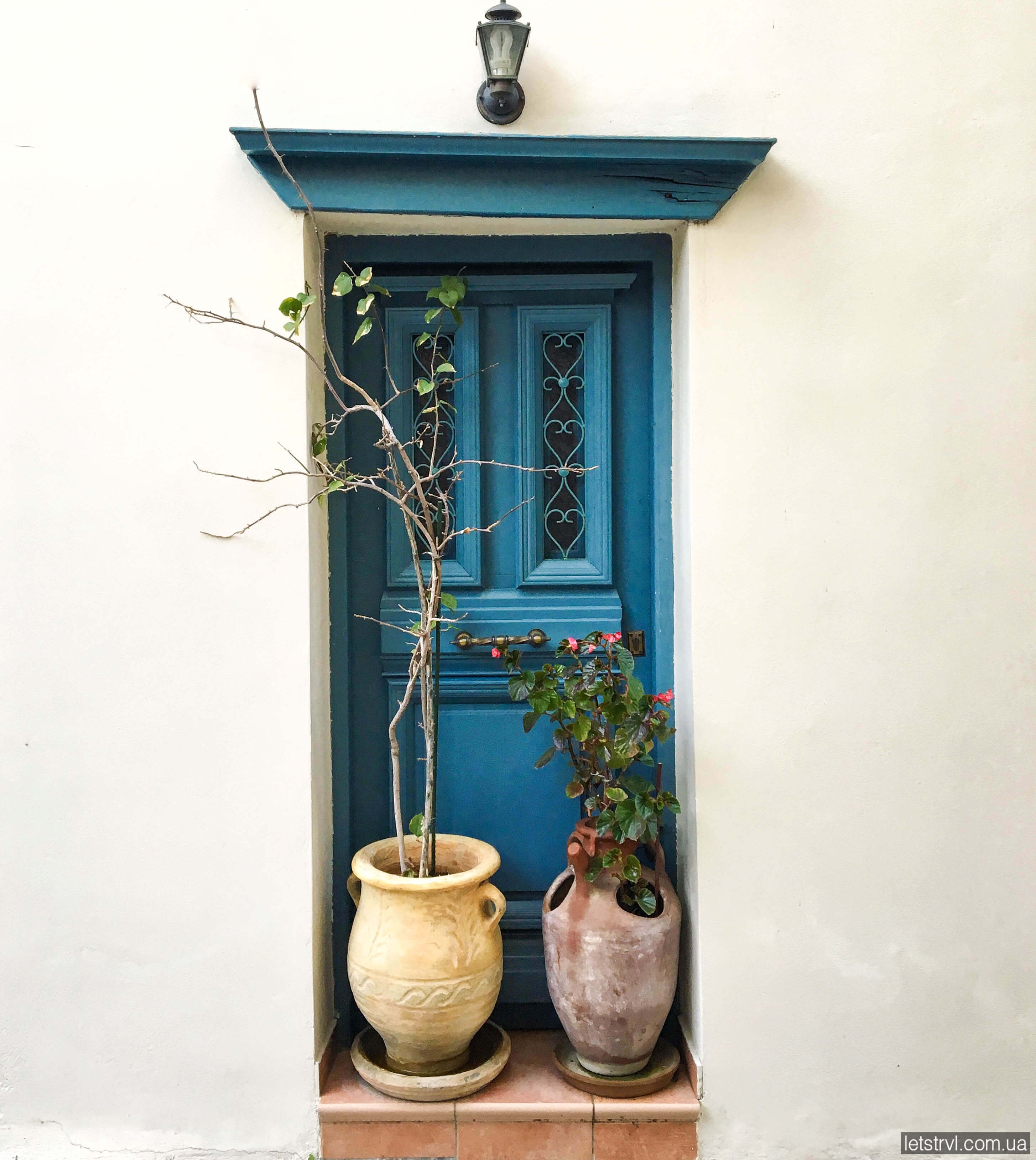Старовині двері Греція